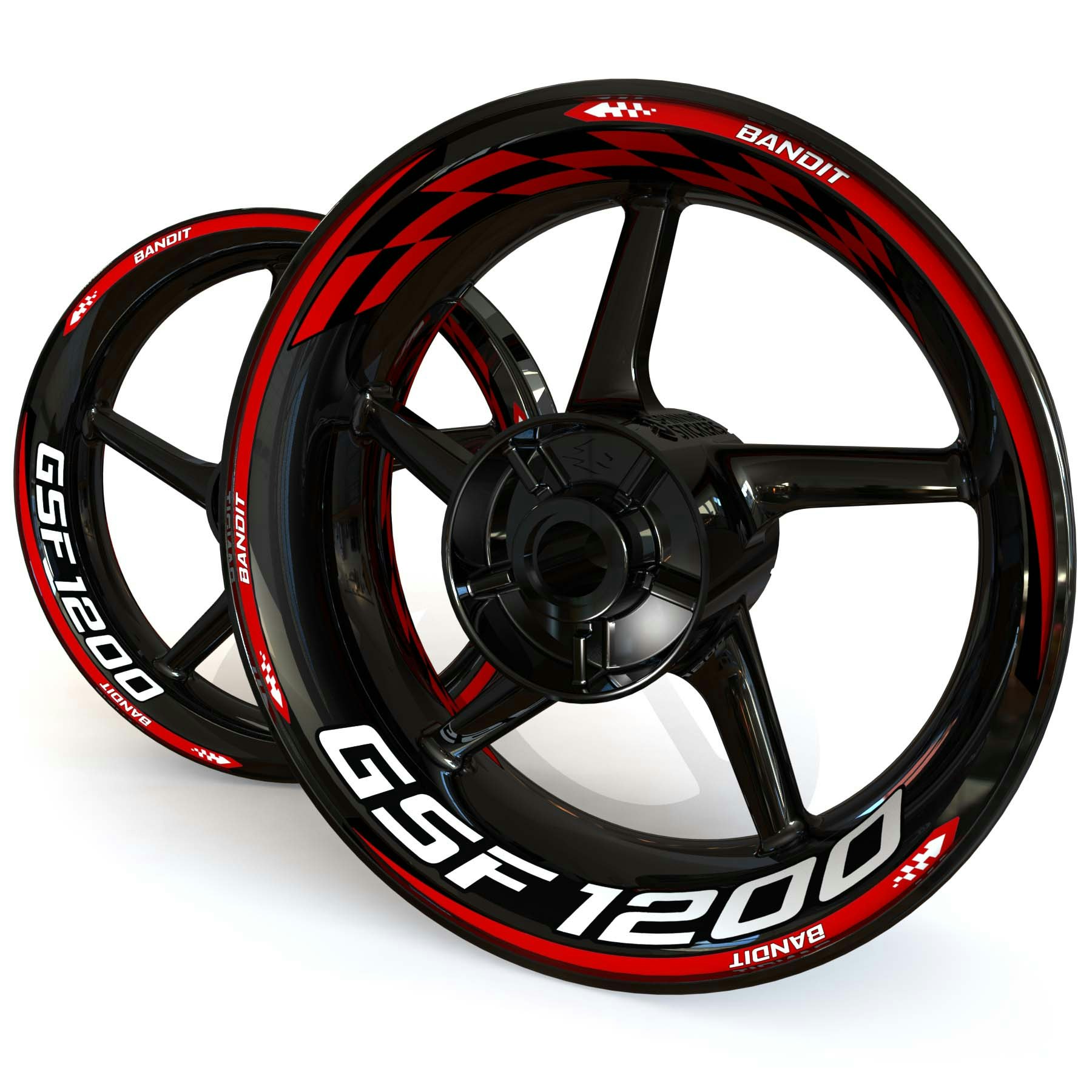 GSF1200 Wheel Stickers - "Checker"