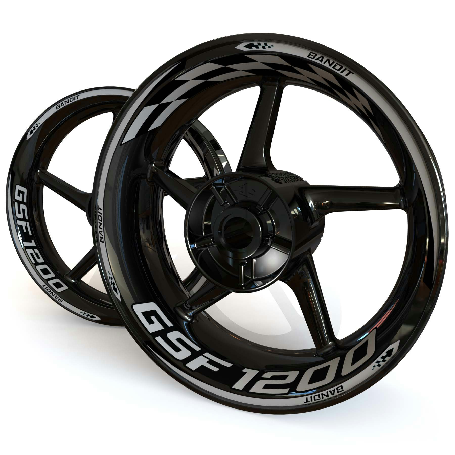 GSF1200 Wheel Stickers - "Checker"
