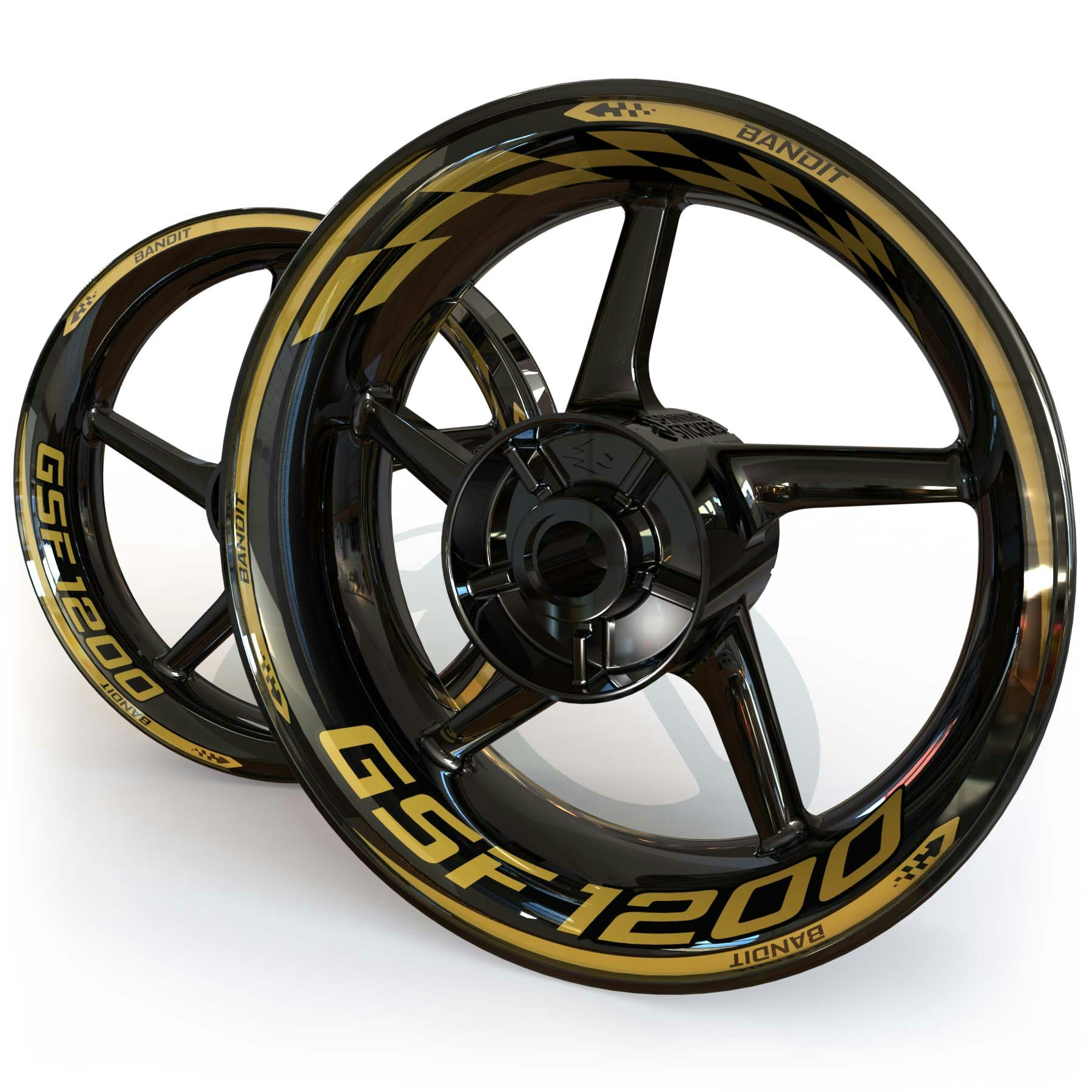 プランと料金 GSF1200 Wheel - Stickers ホイール・リムアクセサリ