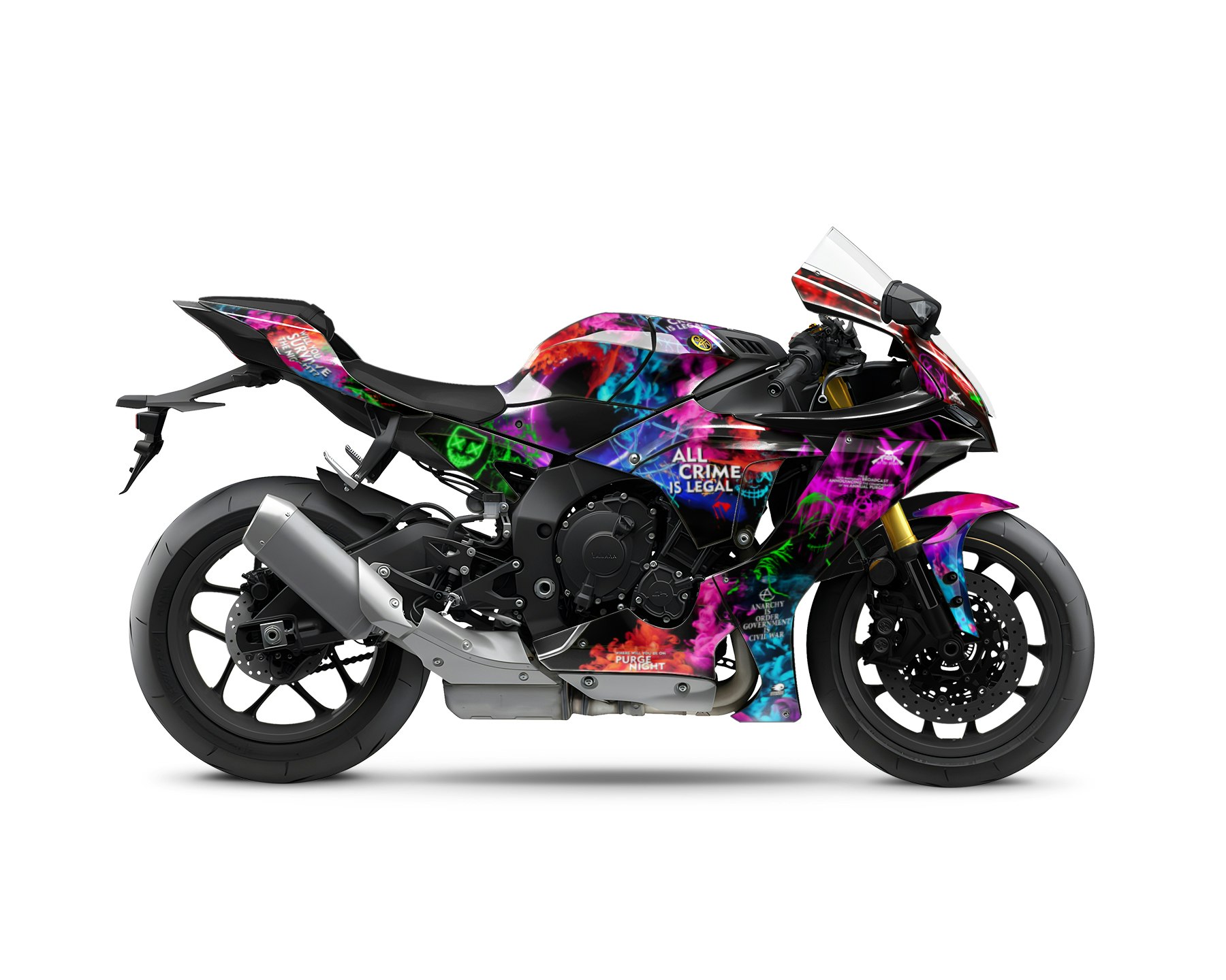 Yamaha R1 Graphics Kit - "Purge" 2015-2024