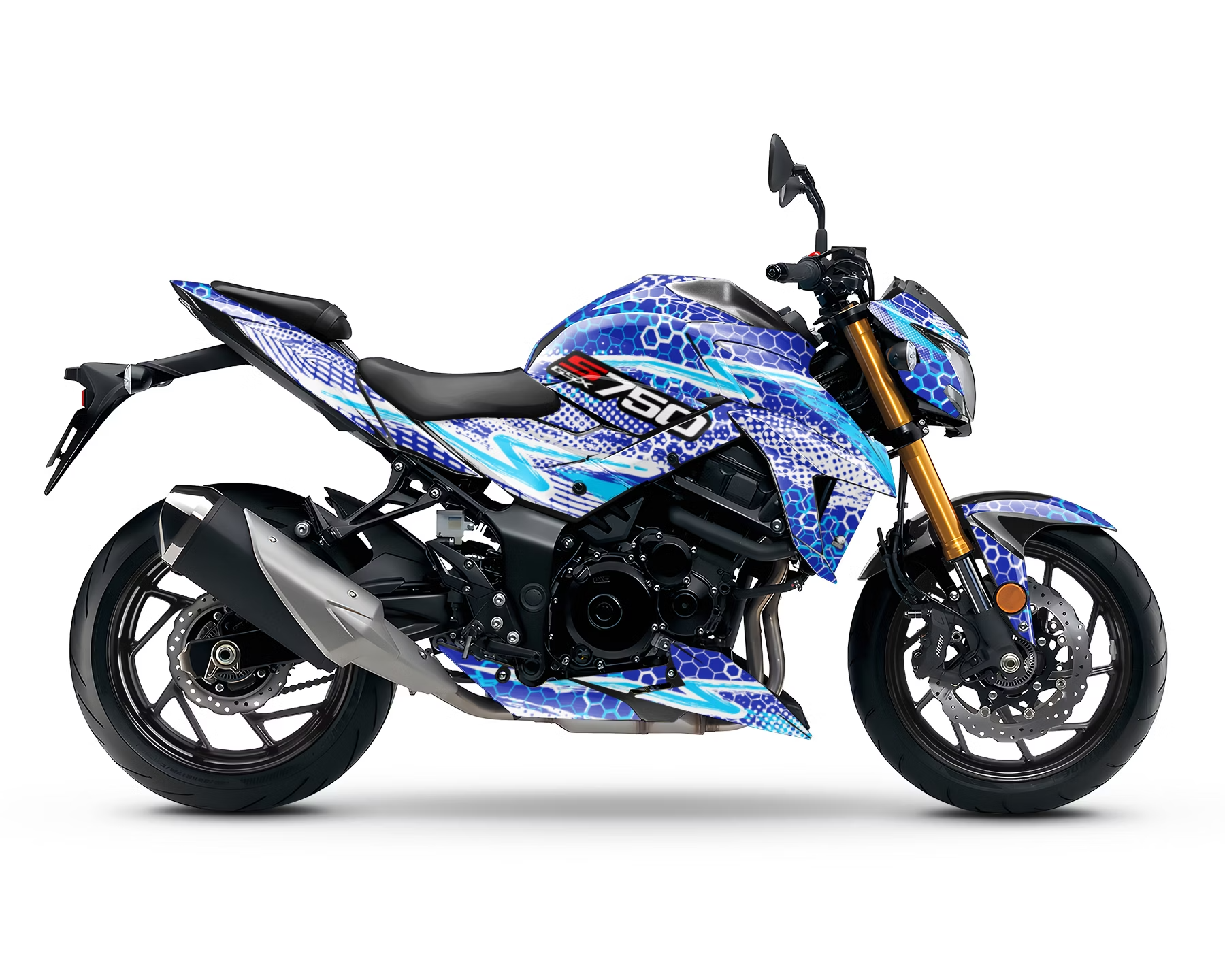 "Barricade" Street Bike Graphics - Design on Demand