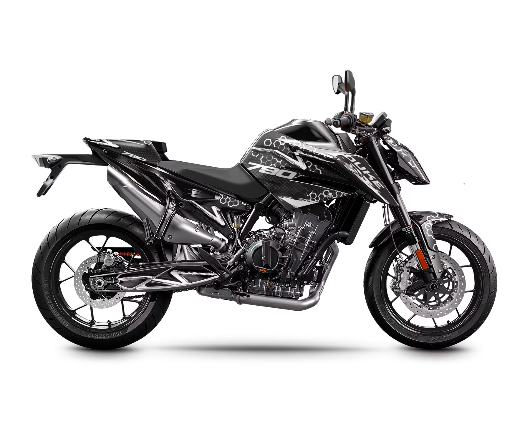 "Barricade" Street Bike Graphics - Design on Demand