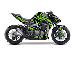 "Hexagon" Street Bike Graphics - Design on Demand