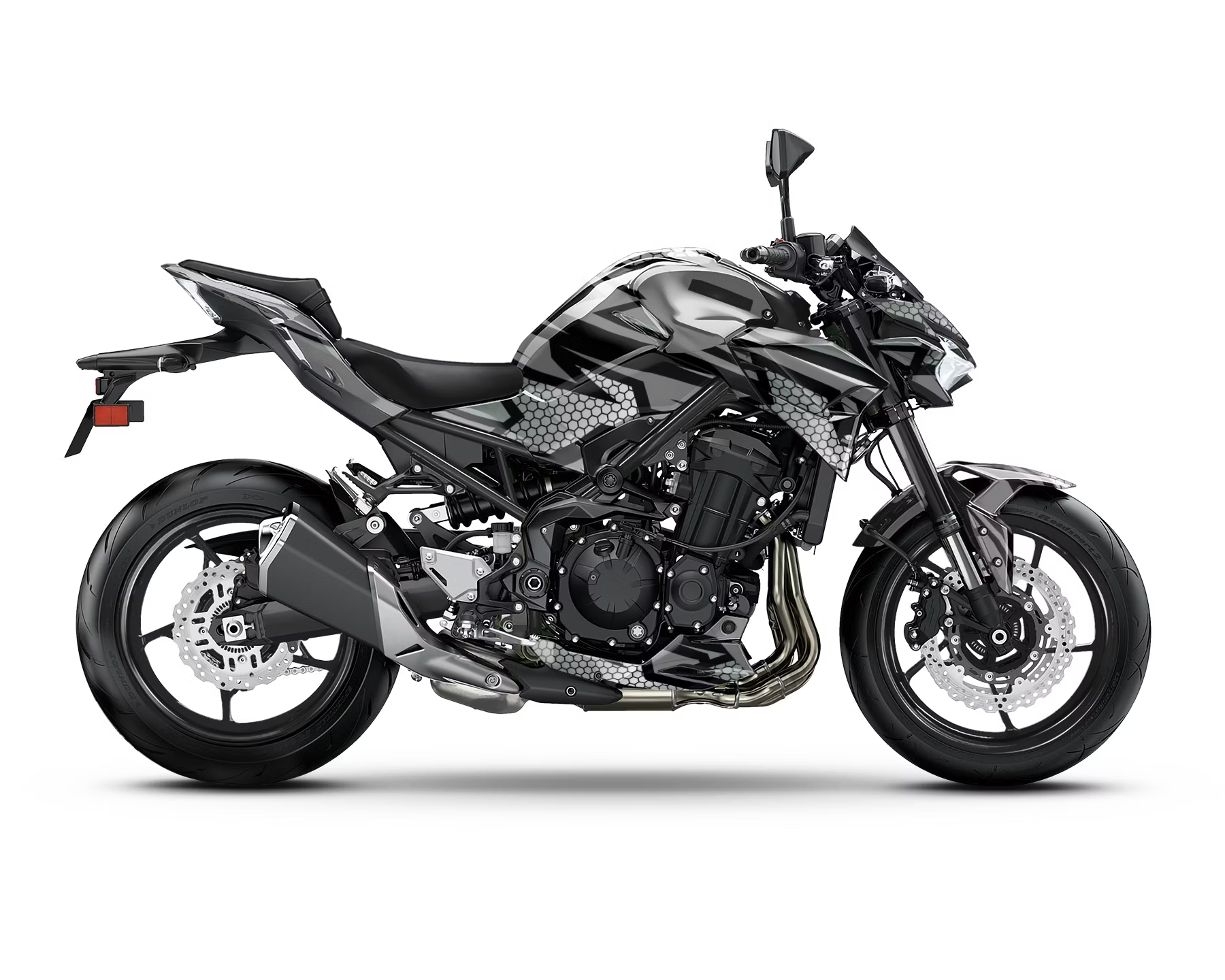 "Hexagon" Street Bike Graphics - Design on Demand
