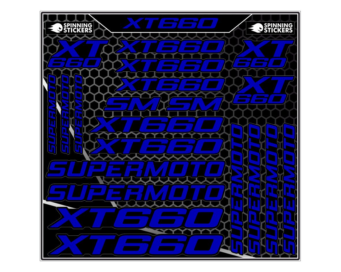 Yamaha XT660 sticker kit