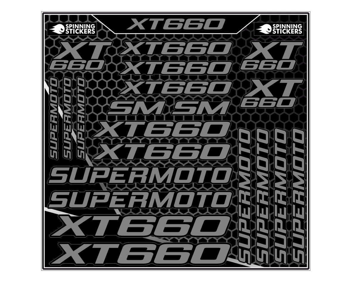 Yamaha XT660 Aufklebersatz