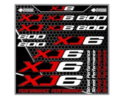 Yamaha XJ6 sticker kit