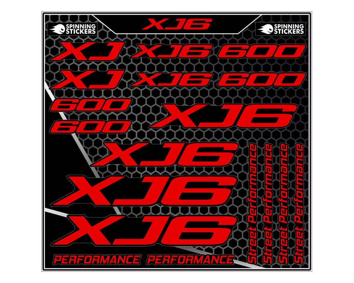 Yamaha XJ6 sticker kit