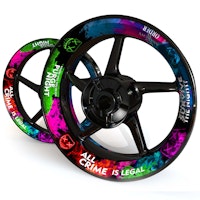 "Purge"  Wheel Stickers