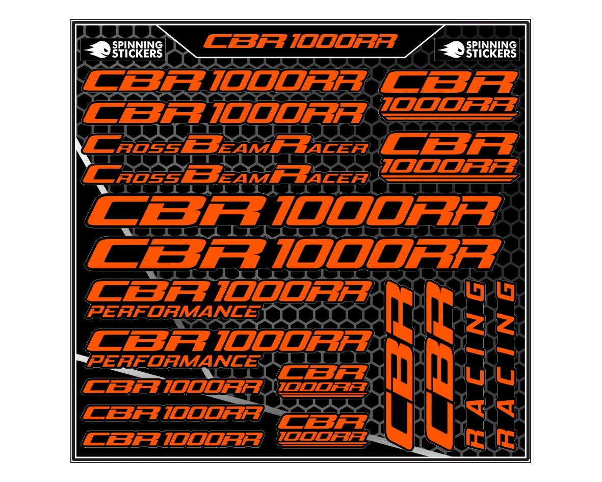 Honda CBR1000RR sticker kit