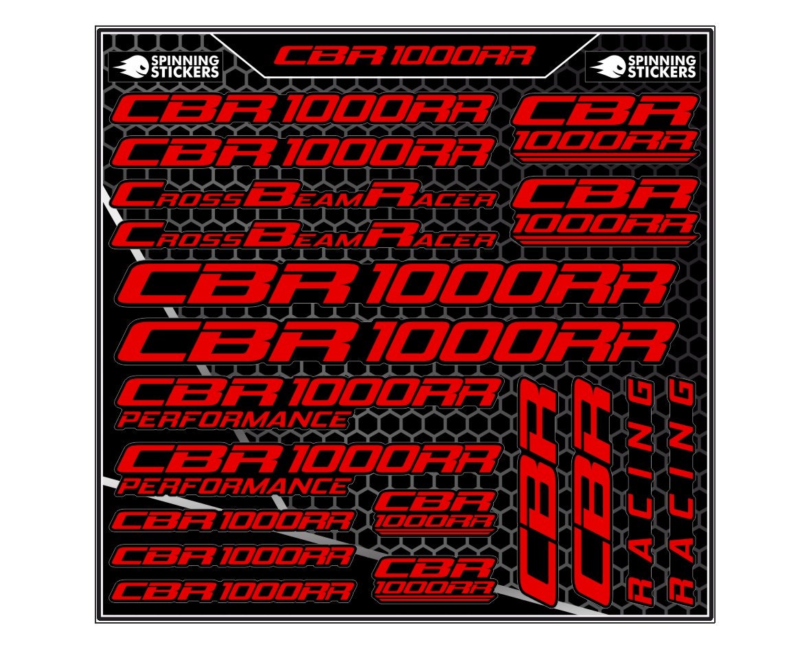 Honda CBR1000RR sticker kit