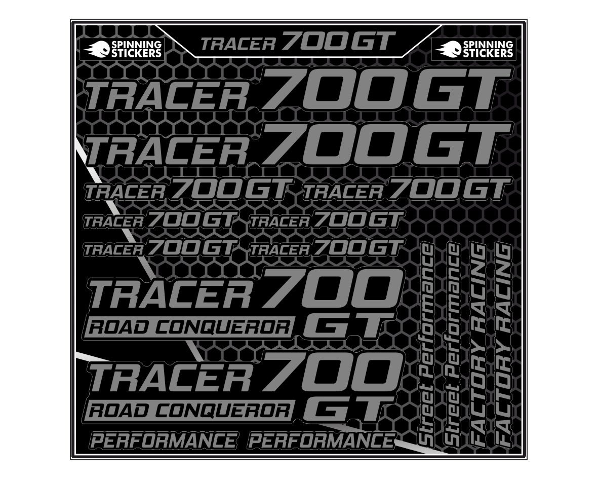 TRACER 700 GT sticker kit