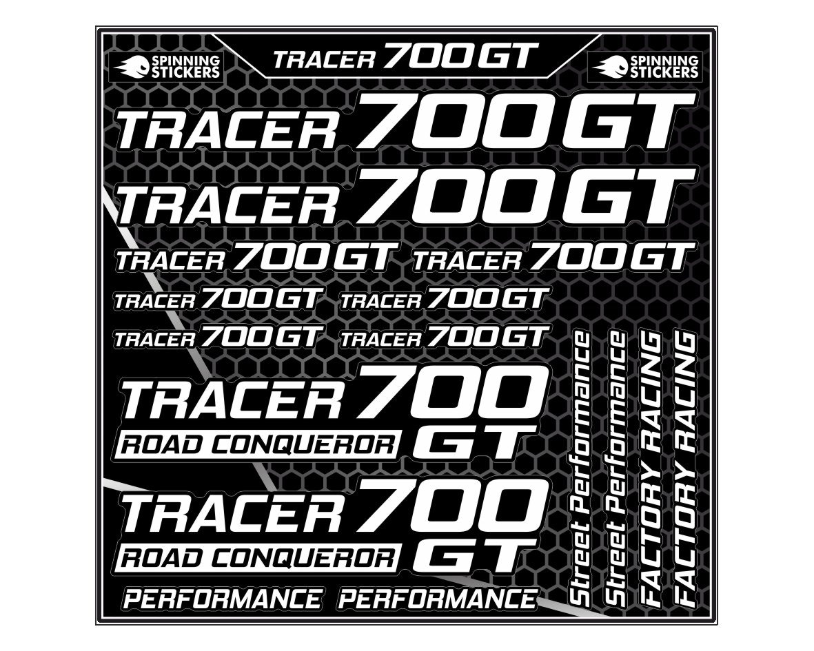 TRACER 700 GT sticker kit