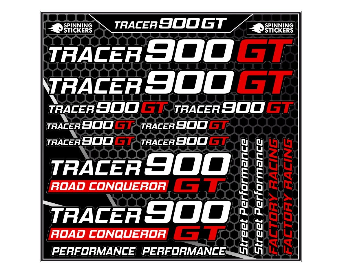 Yamaha TRACER 900 GT Kit d'autocollants