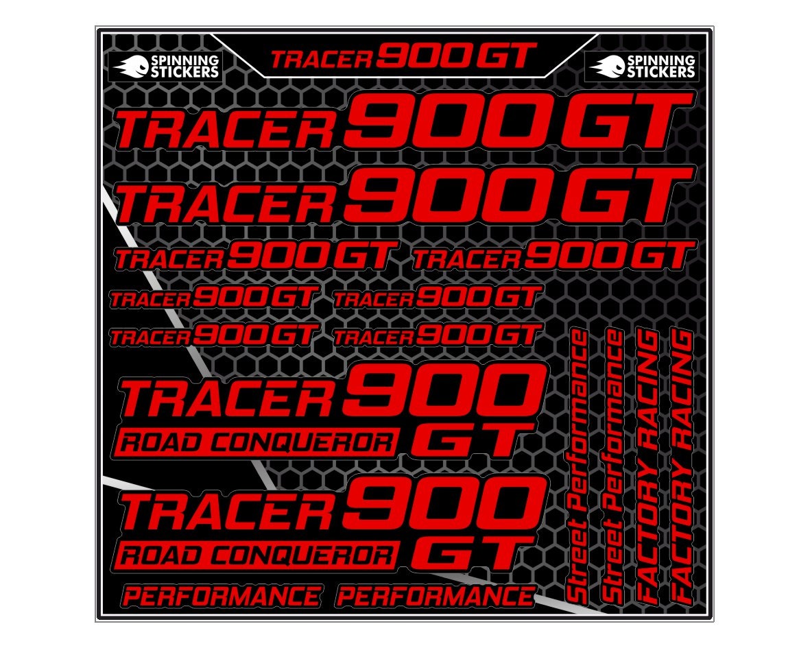 Yamaha TRACER 900 GT Kit d'autocollants