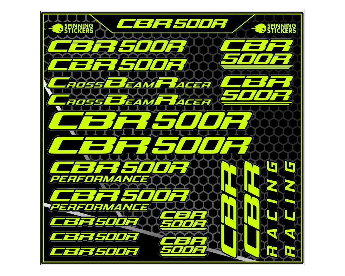 Honda CBR500R sticker kit
