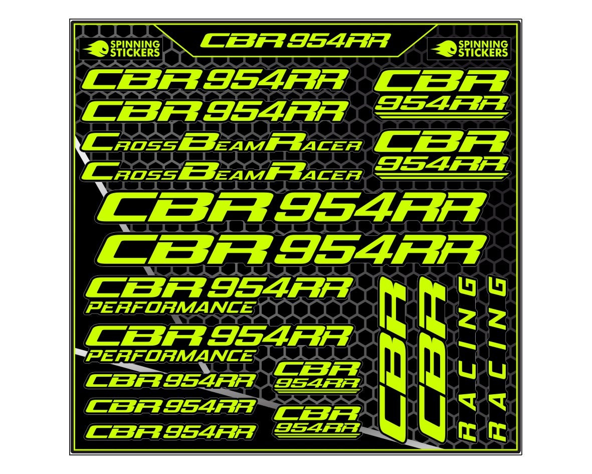 CBR954RR sticker kit