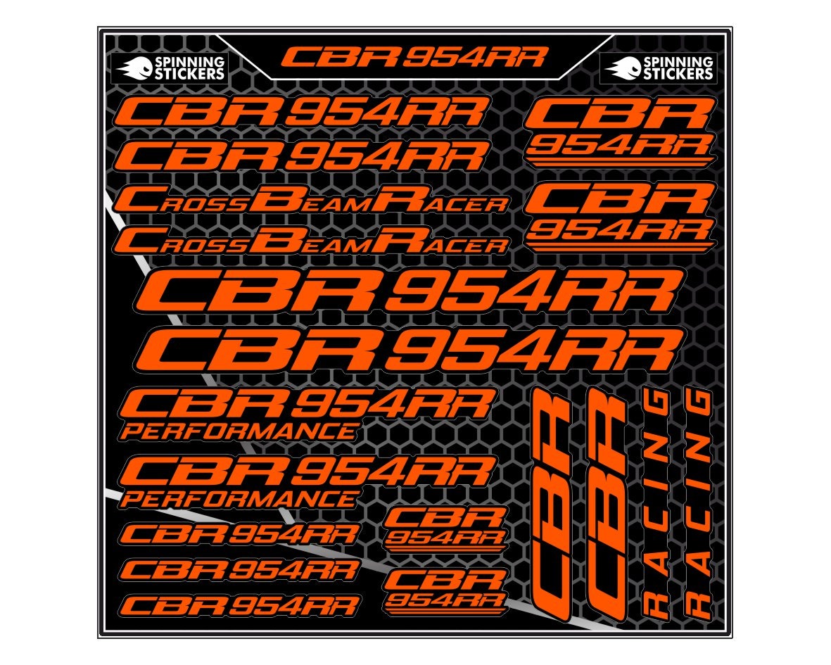 CBR954RR sticker kit