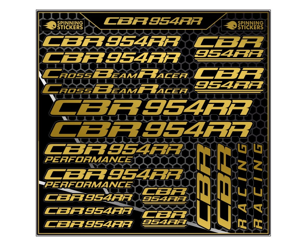 CBR954RR sticker kit