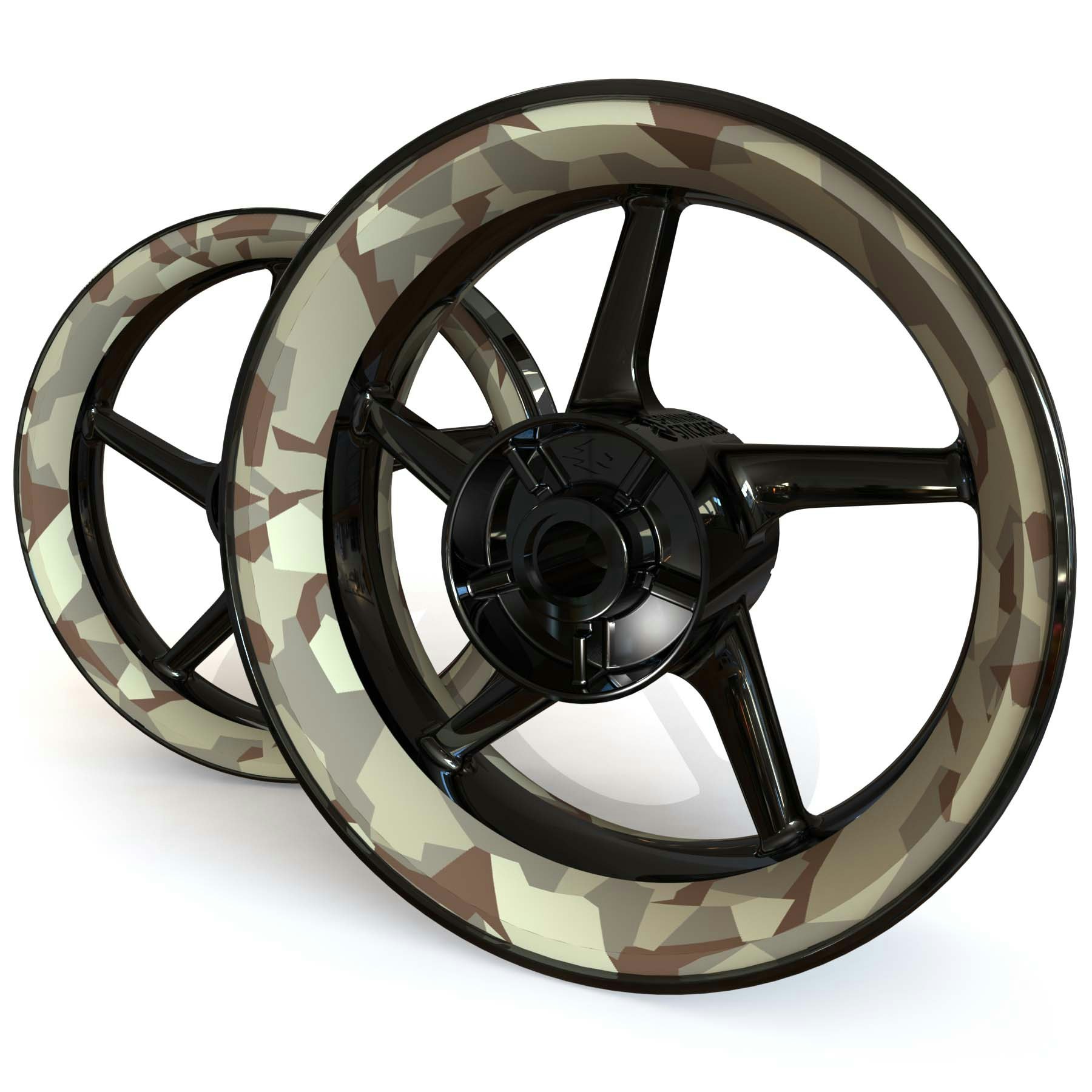 "Camo" Wheel Stickers