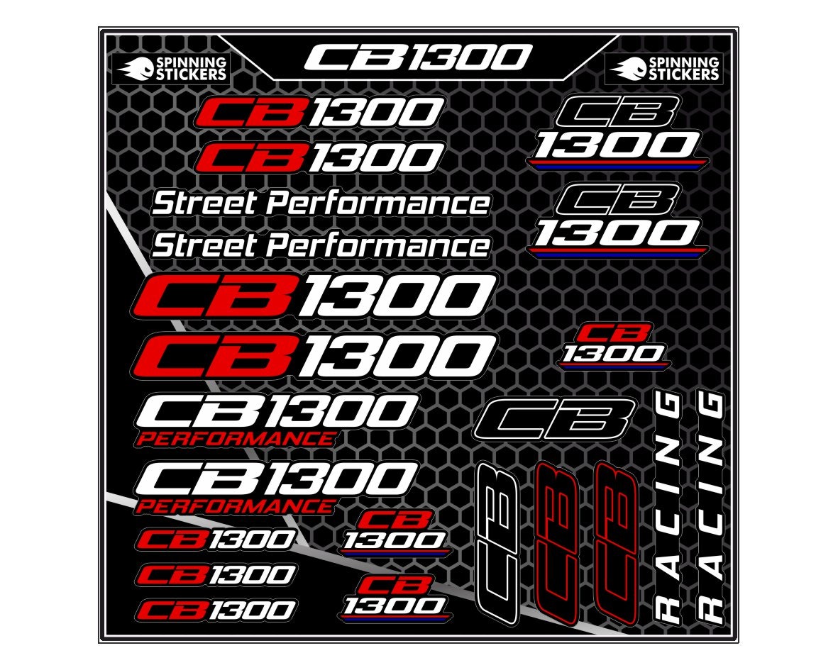 CB1300 sticker kit - SpinningStickers