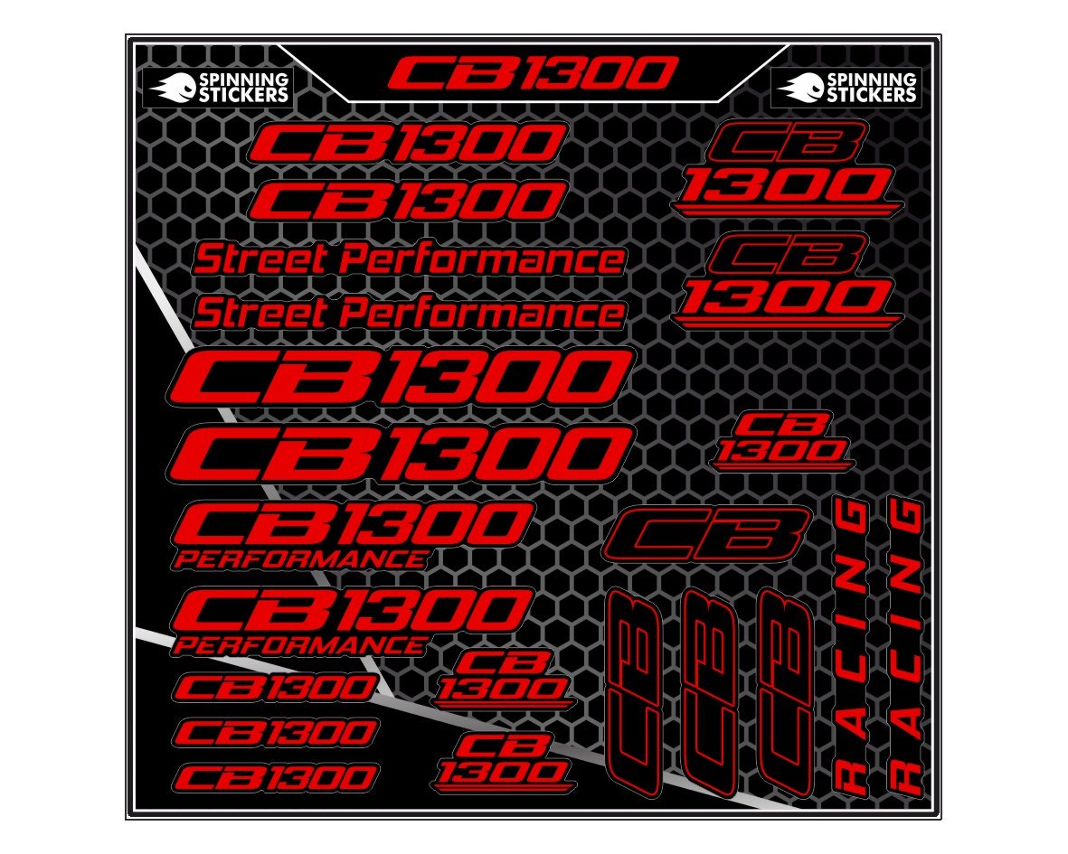 CB1300 sticker kit - SpinningStickers