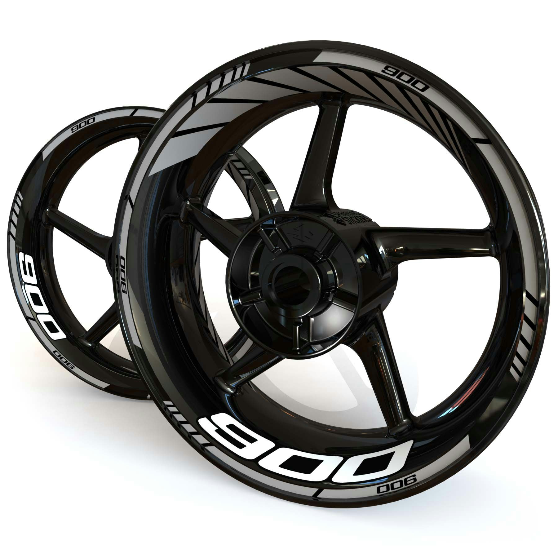 Wheel Stickers - Fits Z900 - "Classic"