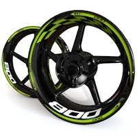 Wheel Stickers - Fits Z800 - "Checker"