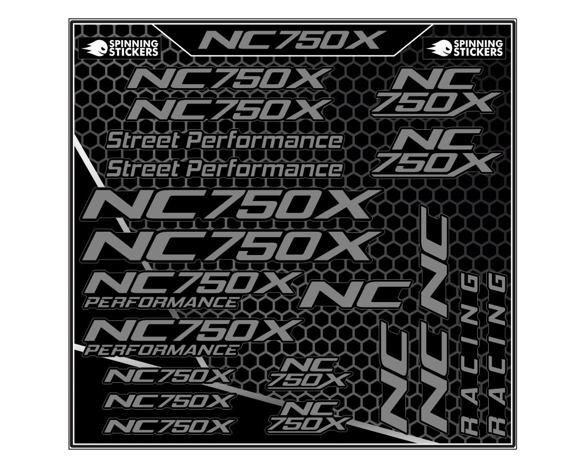 Honda NC750X stickerset