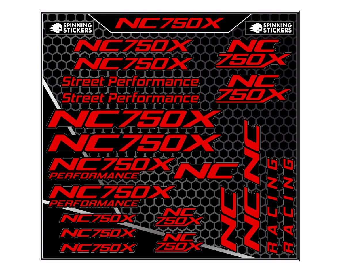 Honda NC750X sticker kit