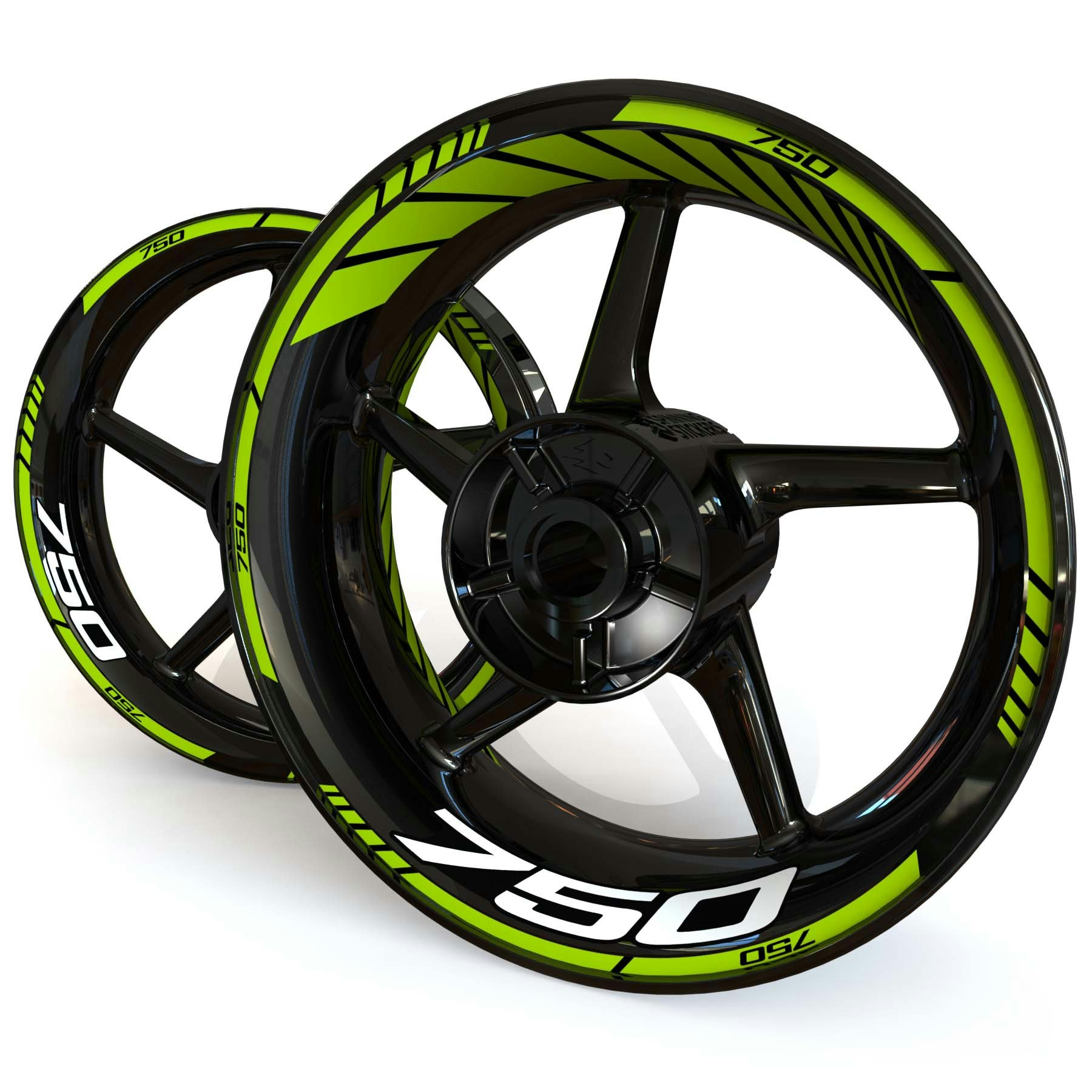 Wheel Stickers - Fits Z750 - "Classic"