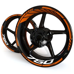 Wheel Stickers - Fits Z750 - "Classic"