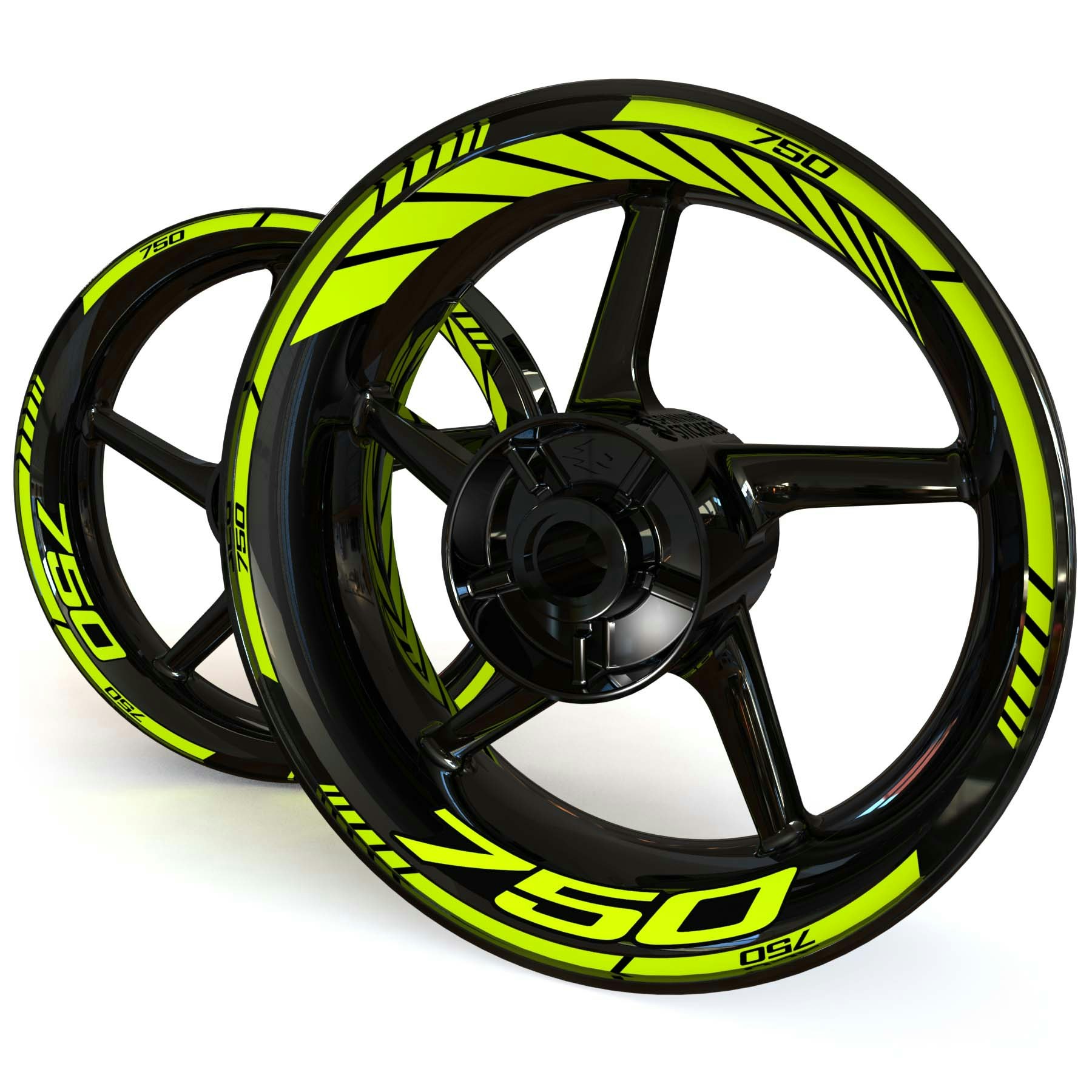 Wheel Stickers - Fits Z750 - "Classic"