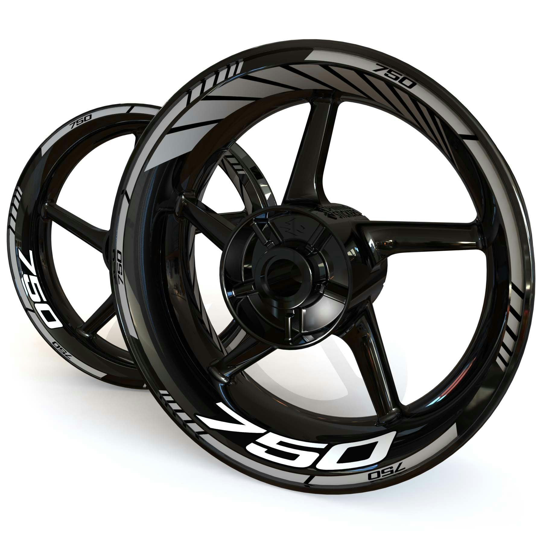 Wheel Stickers - Fits Z750 - "Classic"
