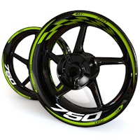 Wheel Stickers - Fits Z750 - "Checker"