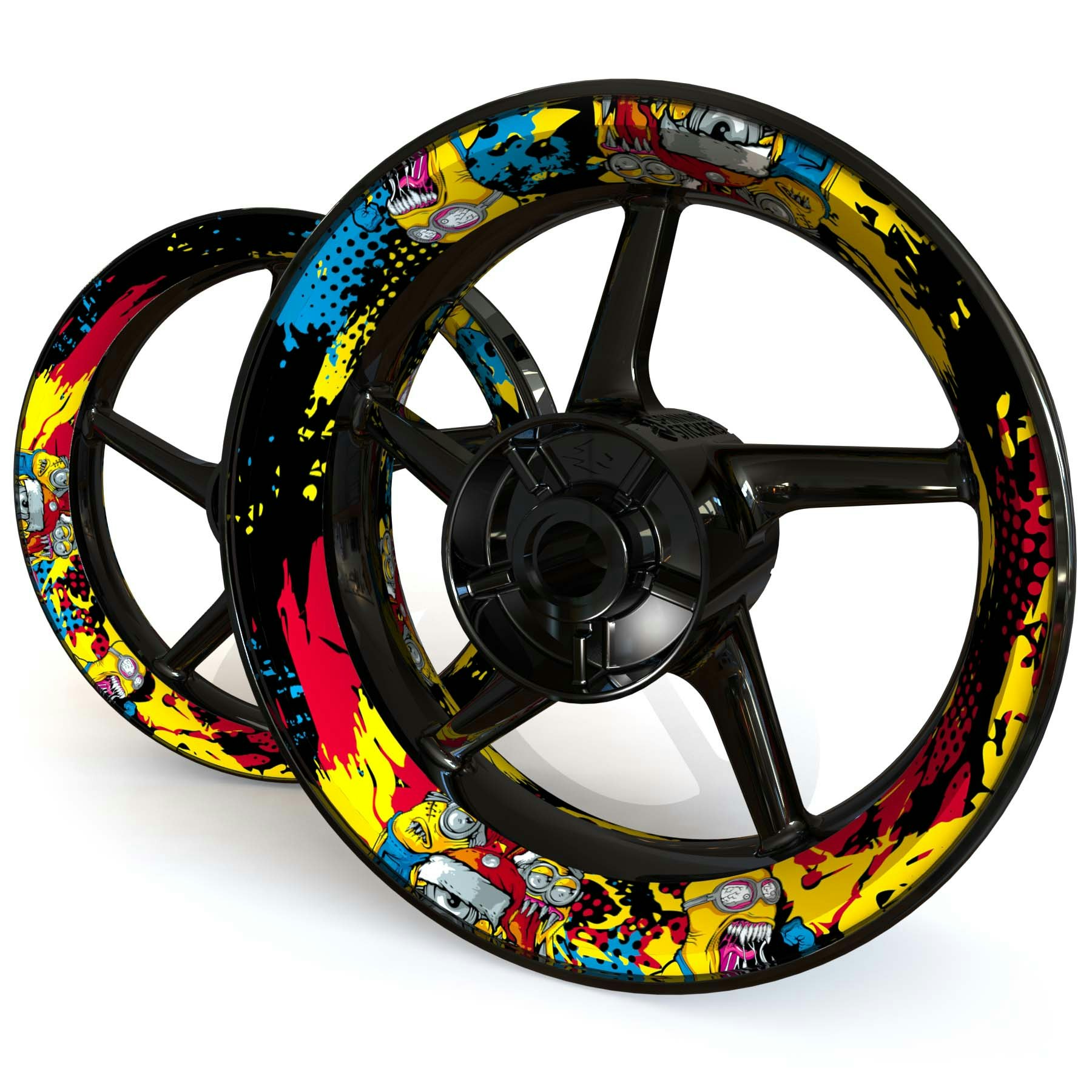 "Frantic" Wheel Stickers