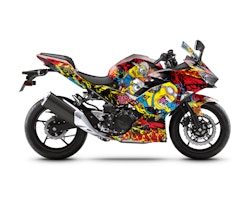 "Frantic" Street Bike Graphics kit - Design on Demand