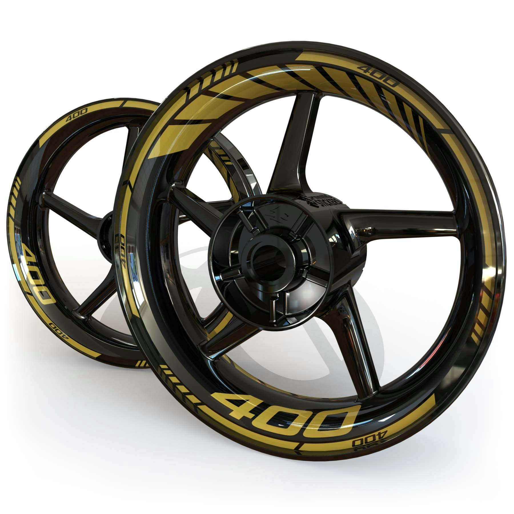Wheel Stickers - Fits Z400 - "Classic"