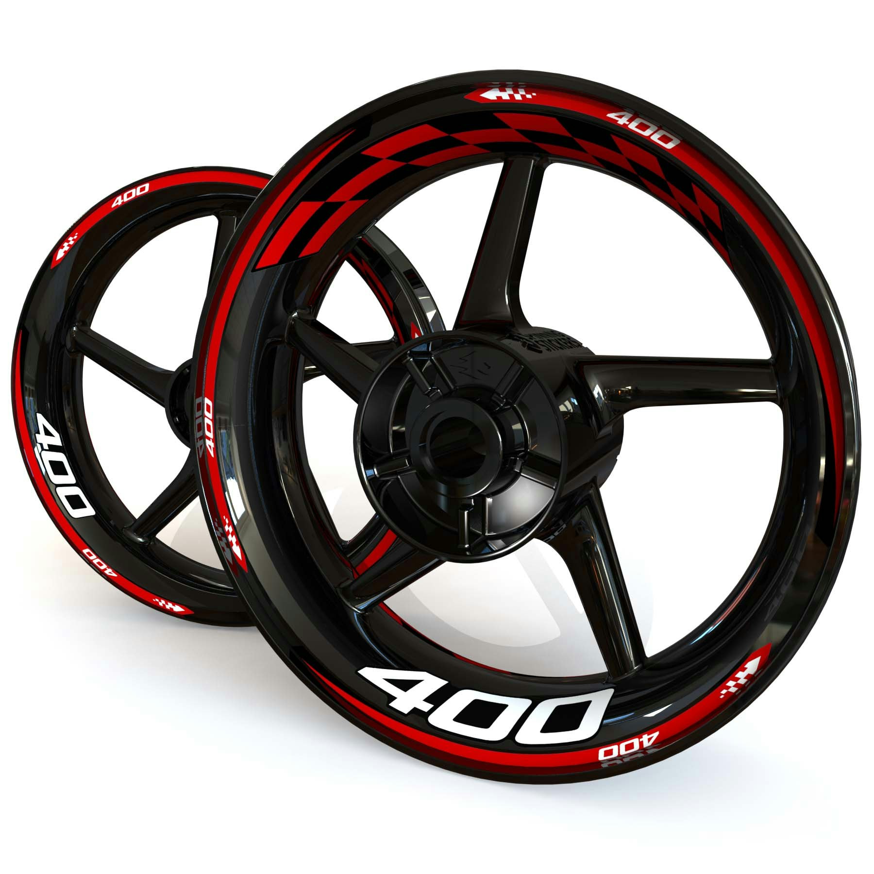 Wheel Stickers - Fits Z400 - 