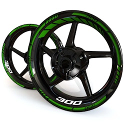 Wheel Stickers - Fits Z300 - "Classic"