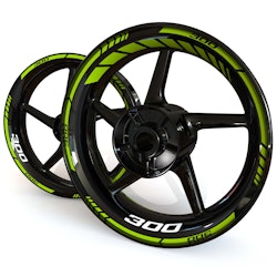 Wheel Stickers - Fits Z300 - "Classic"