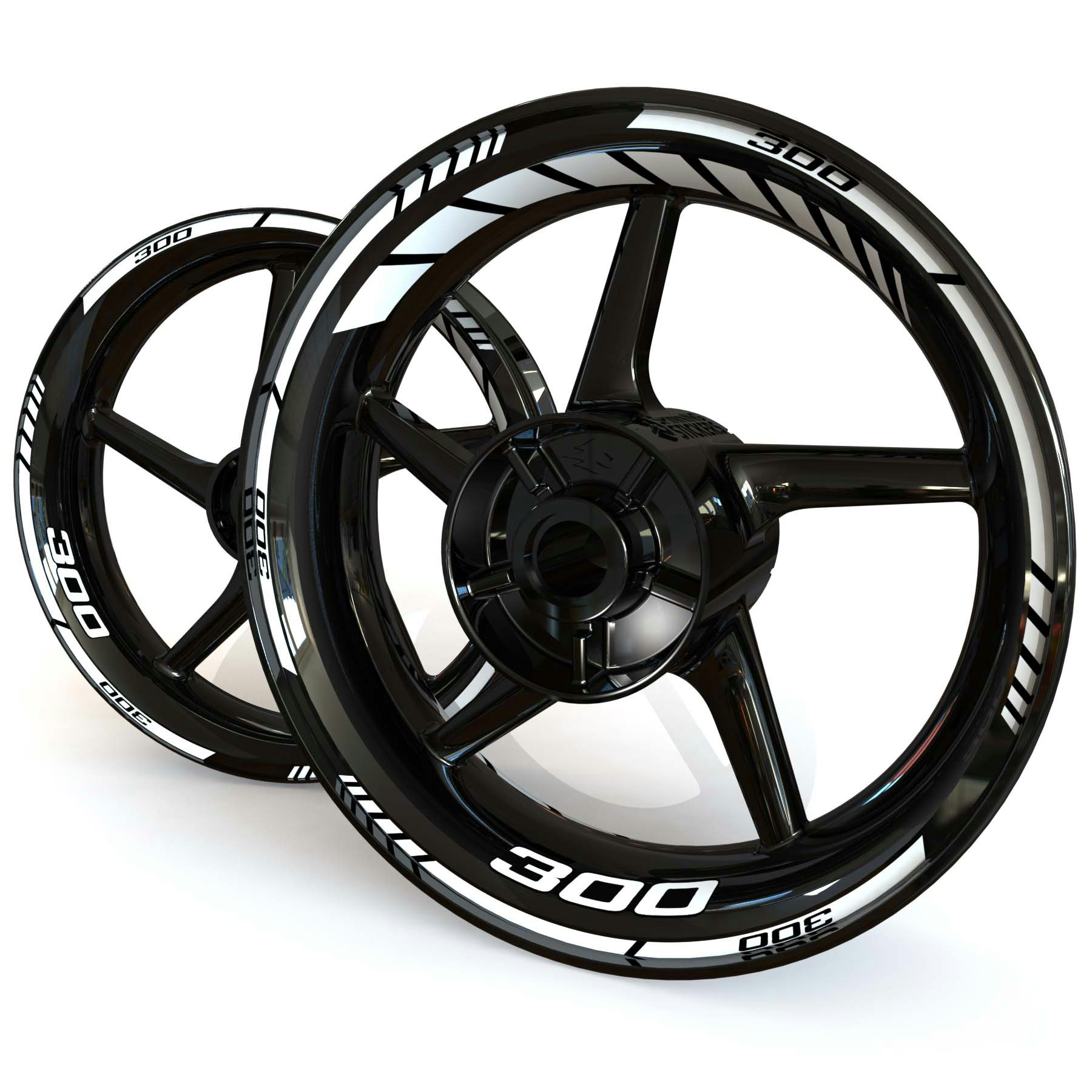 Wheel Stickers - Fits Z300 - "Classic"