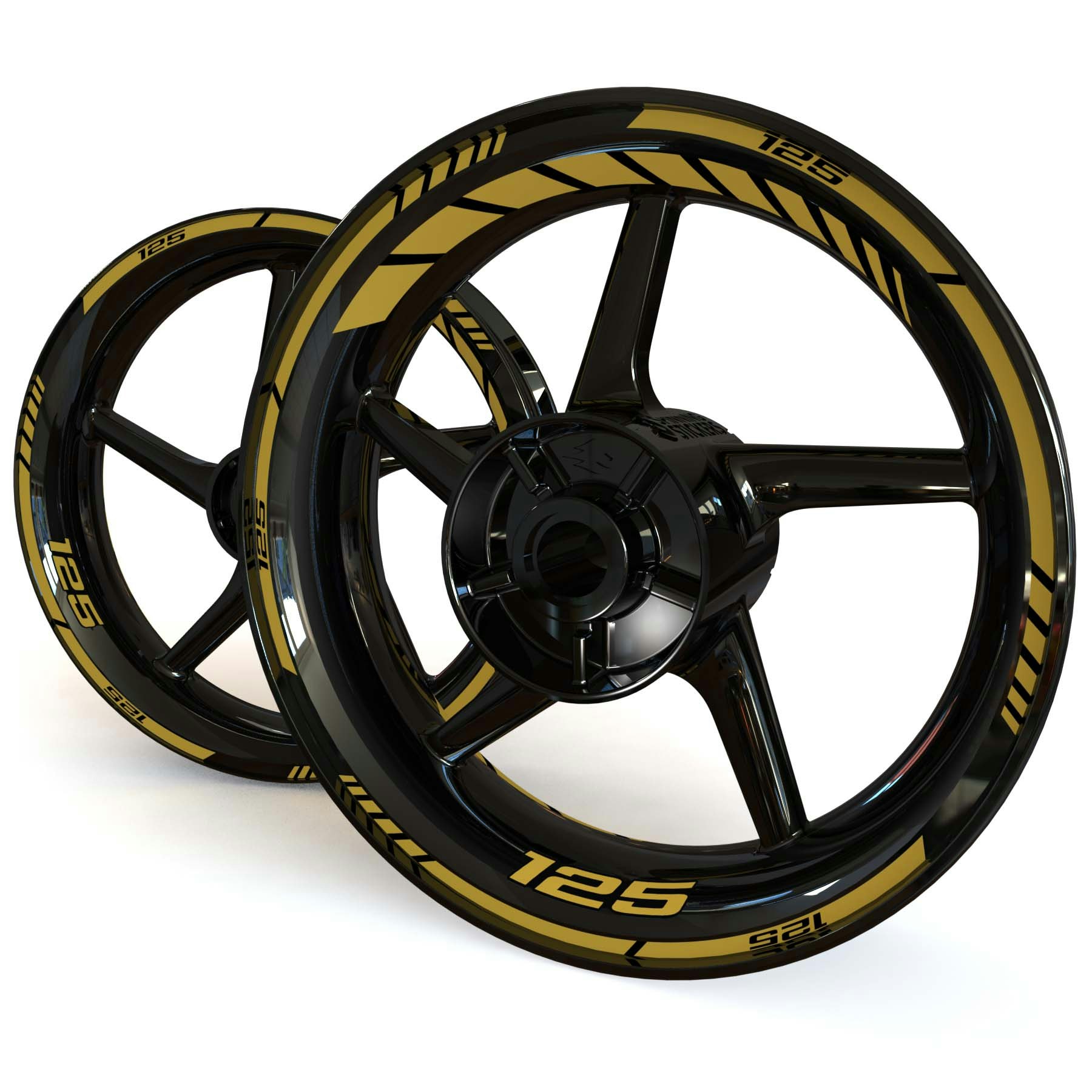 Wheel Stickers - Fits Z125 - "Classic"