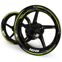 Wheel Stickers - Fits Z125 - "Checker"