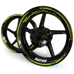 Wheel Stickers - Fits Z125 - "Checker"