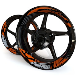 "Wrath" Wheel Stickers - Two Piece