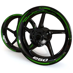 Wheel Stickers - Fits Z250 - "Classic"