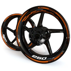 Wheel Stickers - Fits Z250 - "Classic"