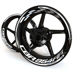 CBR954RR Wheel Stickers - "Checker"