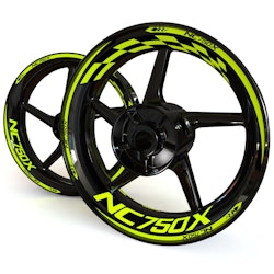 NC750X Wheel Stickers - "Checker"